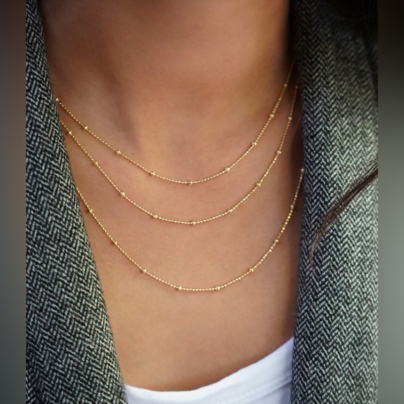 Three layer crystal necklace - Picture 1 of 3